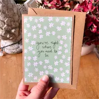 Handmade Positive Message Card