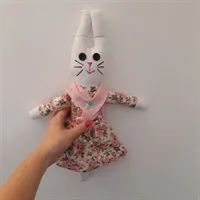 Handmade Rabbit pink lady