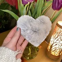 Handmade resin heart coasters