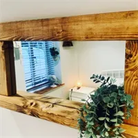 Handmade wooden Mirror 1