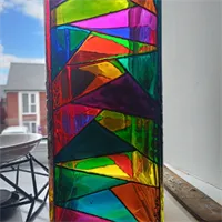 Handpainted Abstract Mushroom Witch Vase 3