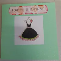 Happy Birthday hand made card. 1