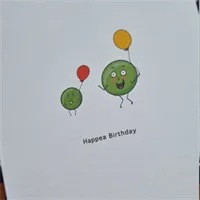 Happy Birthday (happea). Birthday card.  3