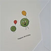 Happy Birthday (happea). Birthday card.  6