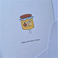 Happy Birthday Honey Card, Birthday Card