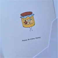 Happy Birthday Honey Card, Birthday Card 3