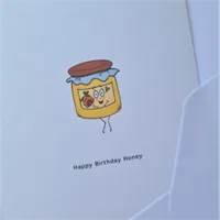 Happy Birthday Honey Card, Birthday Card 5
