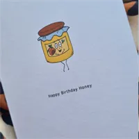 Happy Birthday Honey Card, Birthday Card 6