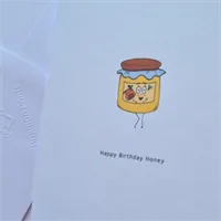 Happy Birthday Honey Card, Birthday Card 7