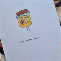 Happy Birthday Honey Card, Birthday Card 10