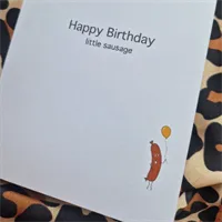Happy Birthday little sausage, Birthday  3