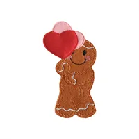 Heart Balloons Gingerbread Character