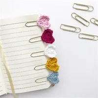 Heart Gold Paperclip Stationery Bookmark