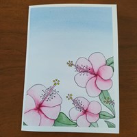 Hibiscus Card