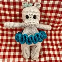 Hippo Ballet Dancer Plushie