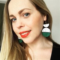 Howlite Semi Circles