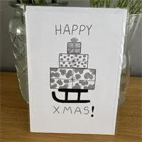 Illustrated Gifts Christmas Card 1