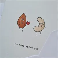 I'm Nuts About You. Greeting Card