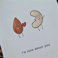 I'm Nuts About You. Greeting Card