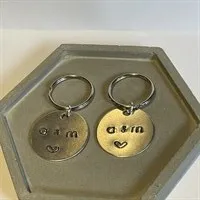 Initial matching keyrings gallery shot 6