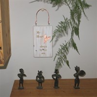 Engraved Wooden Wall Hanging