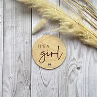 It's A Girl Photo Prop Baby Announcement
