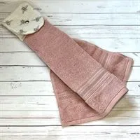 Kitchen Aga/rail Towel With Bee Topper