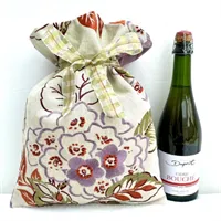 Large Fabric Gift Bag with Embroidery 4
