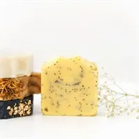 Lemon Sherbet And Poppy Seed Soap Bar