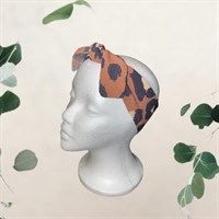 Leopard Print Pin Up Style Hair Tie