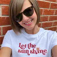 Let The Sunshine Organic Cotton Tee