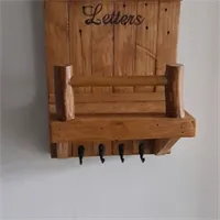 Letter rack key holder handmade solid un 3 gallery shot 14