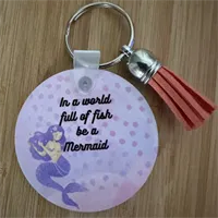 In A World Full Of Fish Charity Keyring