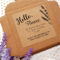 Personalise the name on your box for free