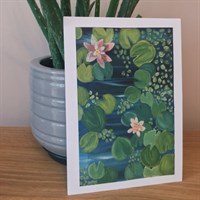 Lily Pond Print | English Garden