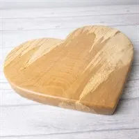 Beech Wood heart board left side