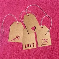 Love Themed Mini Gift Tags