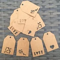 Love Themed Mini Gift Tags (12 Tag Set)