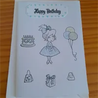 Lovely Birthday Card For A Little Girl.