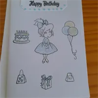 Lovely Birthday card for a little girl. 2