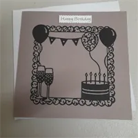 Lovely Birthday celebration card. 1 gallery shot 15