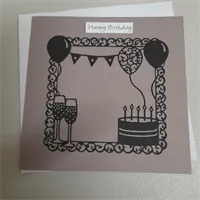 Lovely Birthday celebration card. 2 gallery shot 9
