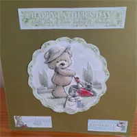 Lovely Hand Made Fathers Day Card.
