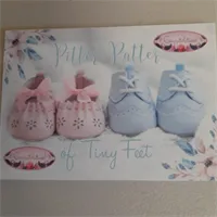 Lovely New Baby Hand Made Card.