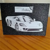 Lovely Sports Car hand made Birthday car 1 gallery shot 2