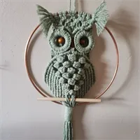 Macrame Owl dream catcher, dream catcher 1 gallery shot 5