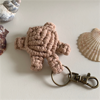 Macrame Turtle Keychain 🐢
