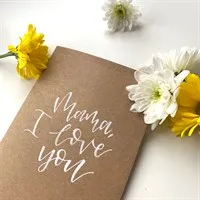 Mama I love you – Brown Recycled
