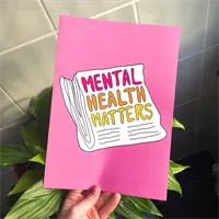 A4 Mental Health Matters Print