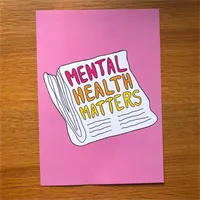 Mental Health Patters Print - Wall Art | 2 gallery shot 1